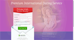 Desktop Screenshot of international-single-girls.com