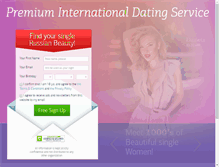 Tablet Screenshot of international-single-girls.com